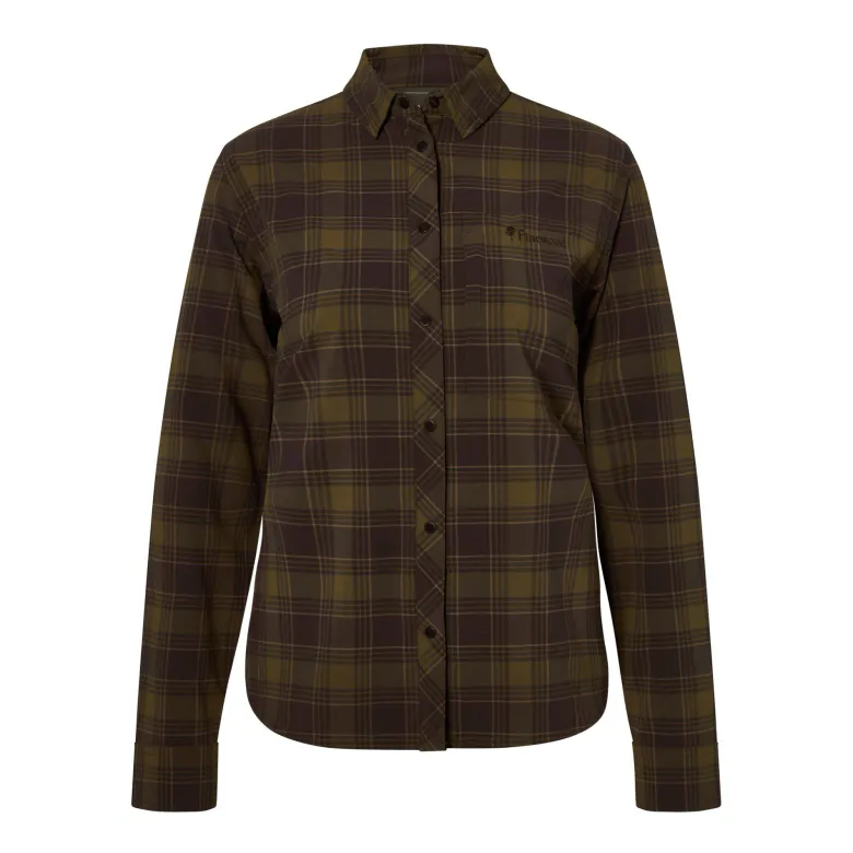 Abisko Trekking L/S InsectSafe Shirt W | Green