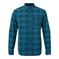 Abisko Trekking L/S Shirt | Herr | Teal Blue