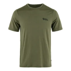 Abisko Wool Logo SS M | Laurel Green