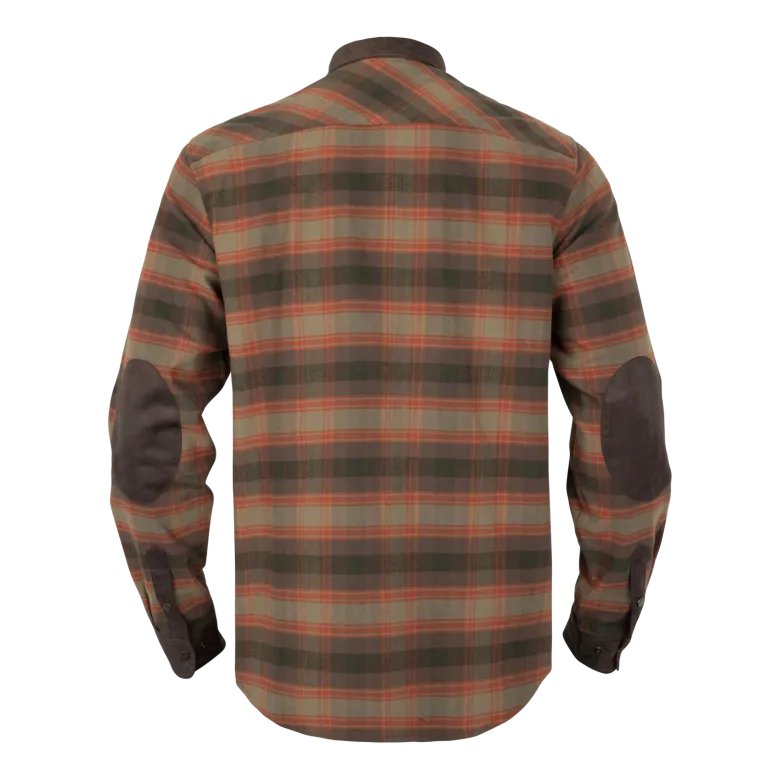 Aivak L/S skjorta | Autumn orange check