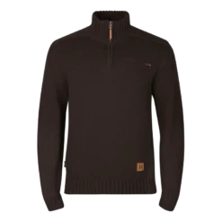 Annaboda 2.0 HSP stickat tröja | Demitasse brown