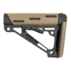 Ar15 Overmolded Collapsible Buttstock Rubber Mil Spec Fde