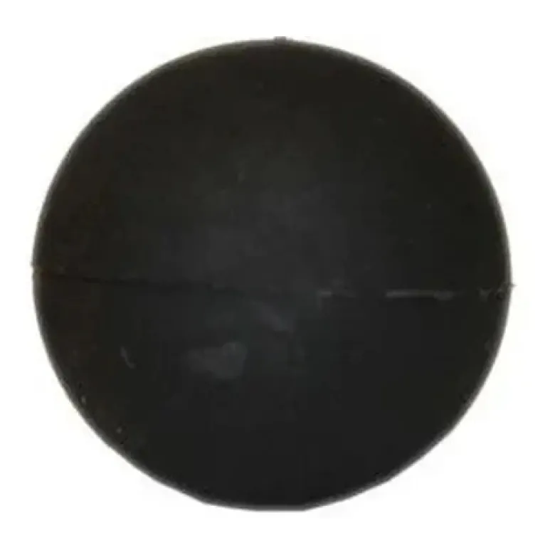 Bolt Rubberball Round/ Slutstycksknopp | Black