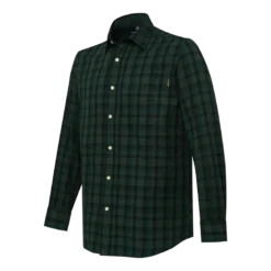 Bryggen Shirt | Green and Black Check