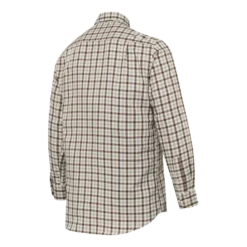 Bryggen Shirt | Grey and Brown check