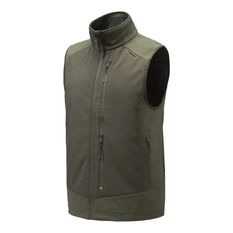 Butte Softshell Vest | Brown Bark & moss
