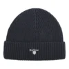Cascade Knitted Beanie Hat | Navy