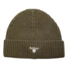 Cascade Knitted Beanie Hat | Olive