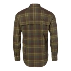 Chill Shooting Fit Coolmax Shirt Men | Pinegrove Green Checked