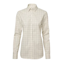 Chorley Shooting Fit Shirt Women | Rifle Green Tattersall