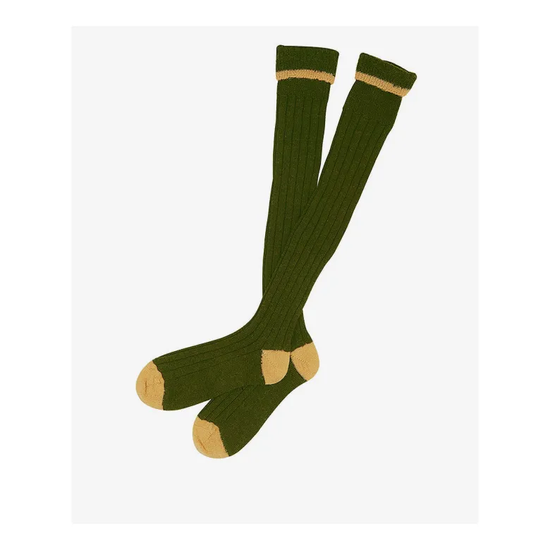 Contrast Gun Stockings | Fern