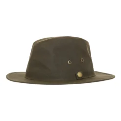 Crayton Wax Safari Hat | Olive