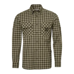 Creek Shooting Fit Coolmax Shirt Men | Mink Brown Checked