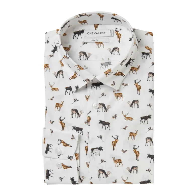 Danson Contemporary Fit Shirt Men | Royal Family Print