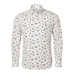 Danson Contemporary Fit Shirt Men | Royal Family Print