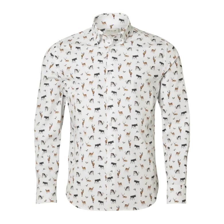 Danson Contemporary Fit Shirt Men | Royal Family Print