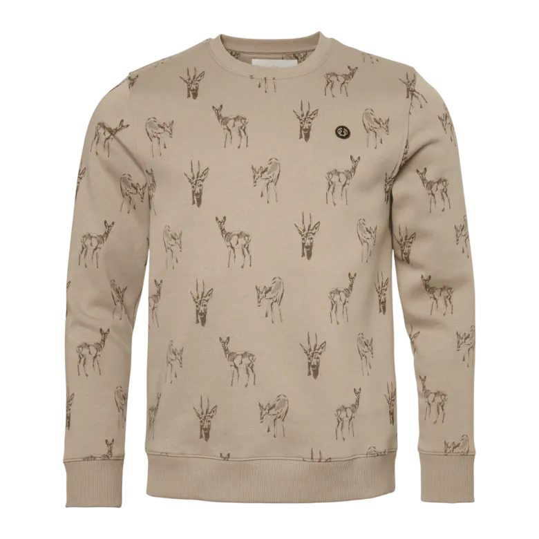 Deer Sweatshirt Men | Close up Deer