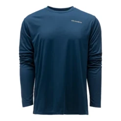 Drift Boat LS Tech Tee | Men's | Blue Abyss
