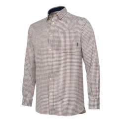 Ellis LS Shirt | Ivory & Green Check