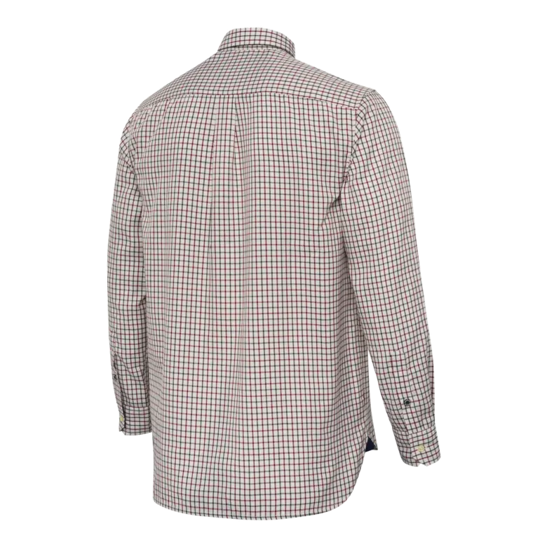 Ellis LS Shirt | Ivory & Green Check