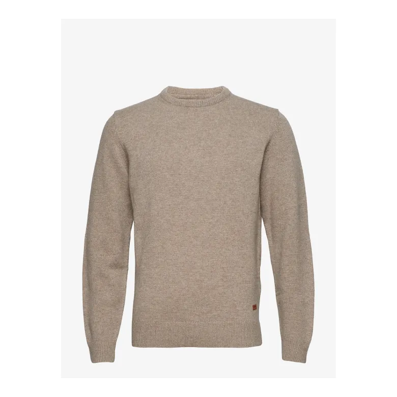 Essential Lambswool Crew | Dark Stone