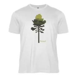 Finnveden Recycled Outdoor T-Shirt | Herr | White Mel Pine Tree