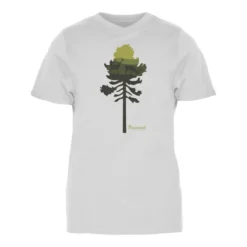 Finnveden Recycled Outdoor T-Shirt W | Dam | White Mel Pine Tree