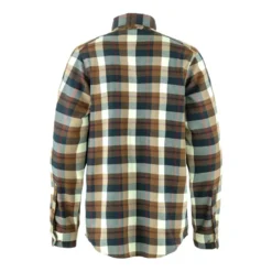 Fjällglim Relaxed Shirt M | Wood Brown-Chalk White
