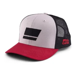 Flag Trucker Cap | Grey/Red/Black