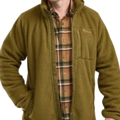 Forest Pile Fleece Jkt | Herr | Olive Green