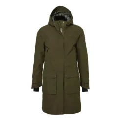 Fractus Chevalite Rain Coat Women | Tobacco Green