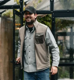 Gale Fleece Vest | Timber Wolf