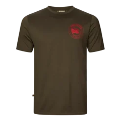 Game Kortärmad T-Shirt | Willow green moose