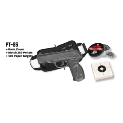 Gamo PT 85 4,5 mm. Ink. Fodral, 250 Match Pellets och tavlor