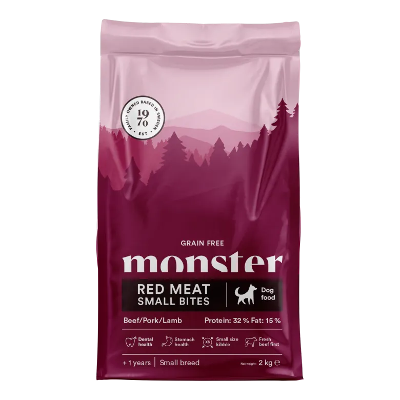 Grain Free | Adult Small Bites | Red Meat | Adult Small Bites | Nötkött/Fläsk/Lamm