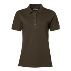 Gwyn Polo Shirt Women | Leather Brown
