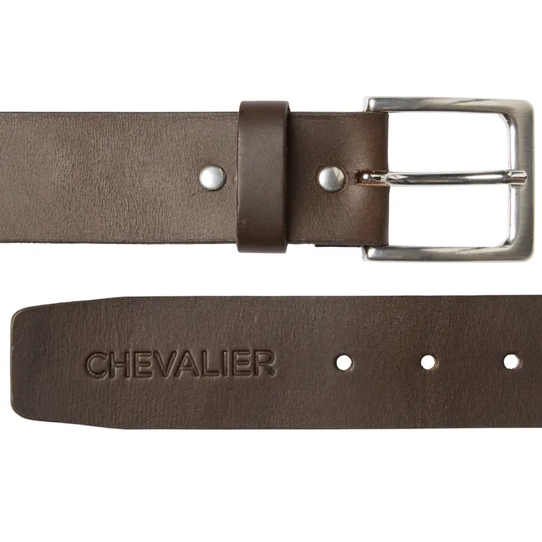 Halton Leather Belt Men | Leather Brown