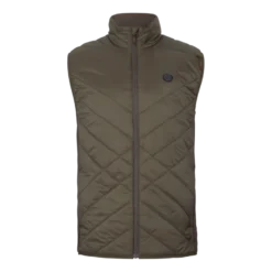 Heat fodrad väst | Willow green/Shadow brown