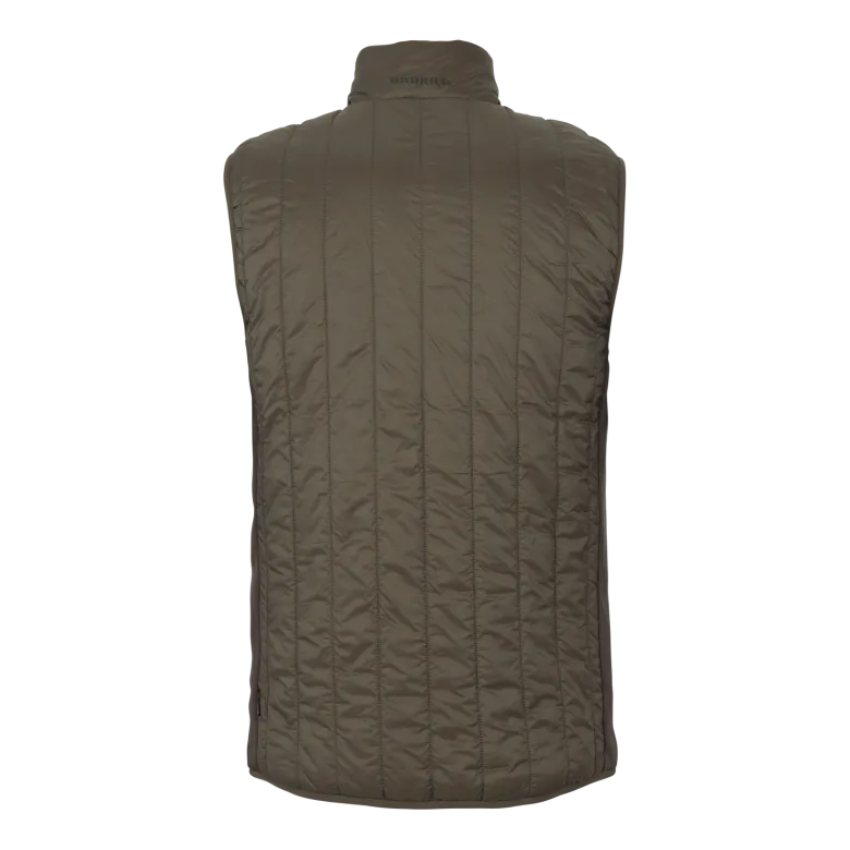 Heat fodrad väst | Willow green/Shadow brown