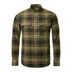 Heron Flannel Shirt Men | Evergreen Checked
