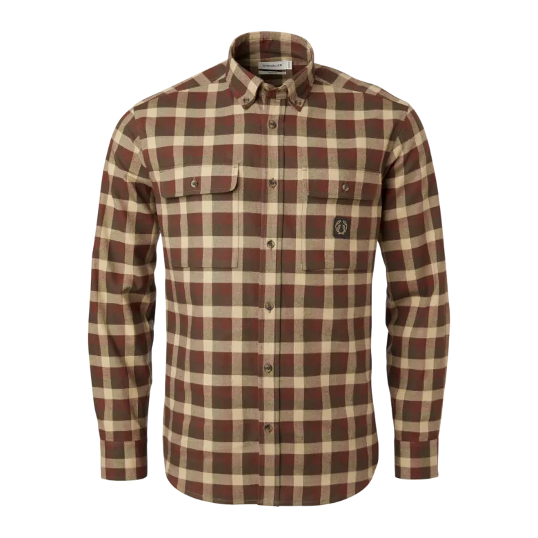 Heron Flannel Shirt Men | Holly Green Checked