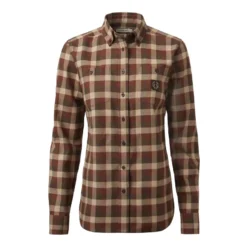 Heron Flannel Shirt Women | Holly Green Checked