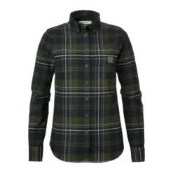 Heron Flannel Shirt Women | October Green Checked