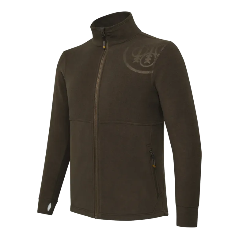 HP Logo Full Zip | Brown Bark