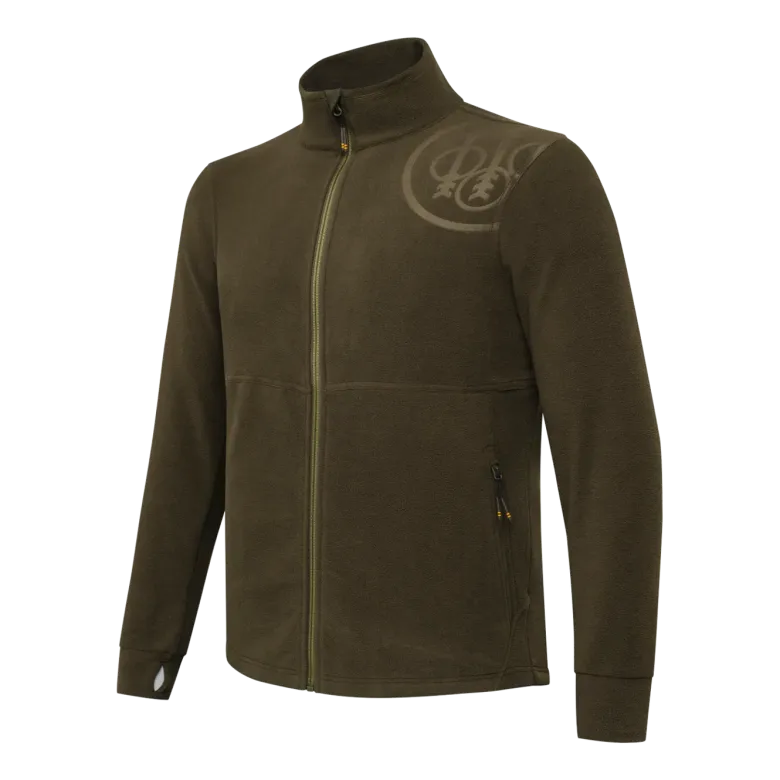 HP Logo Full Zip | Green Moss