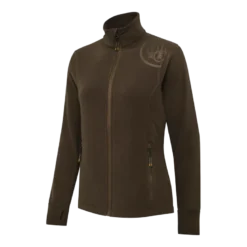 HP Logo W Full Zip | Brown Bark