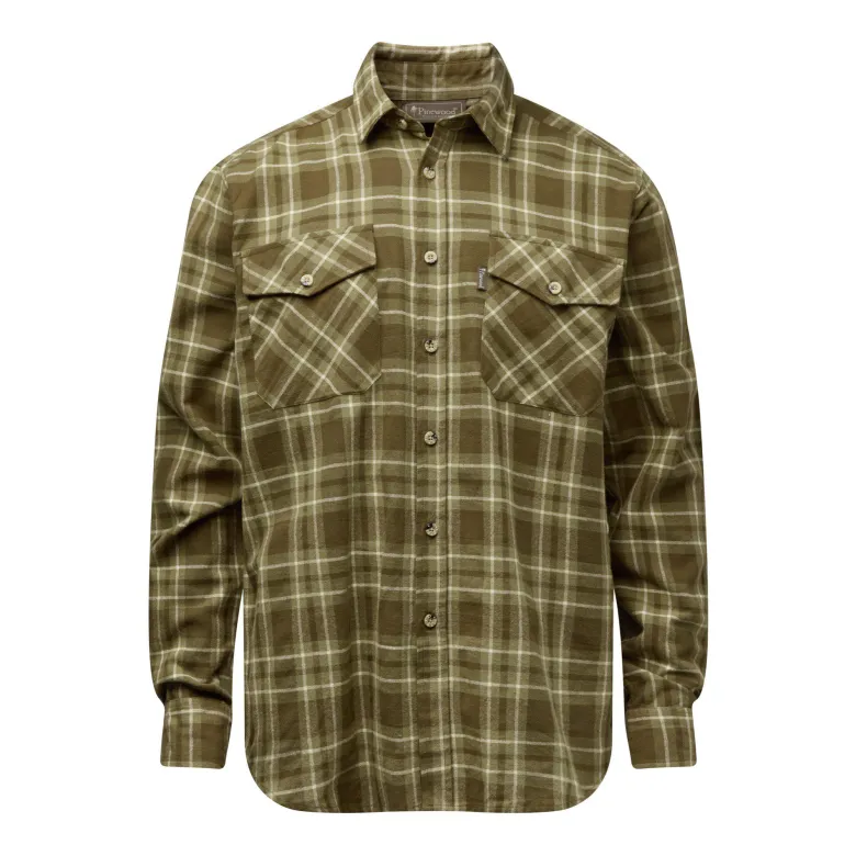 Härjedalen Shirt | Herr | Olive Green