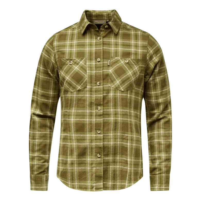 Härjedalen Shirt W | Dam | Olive Green