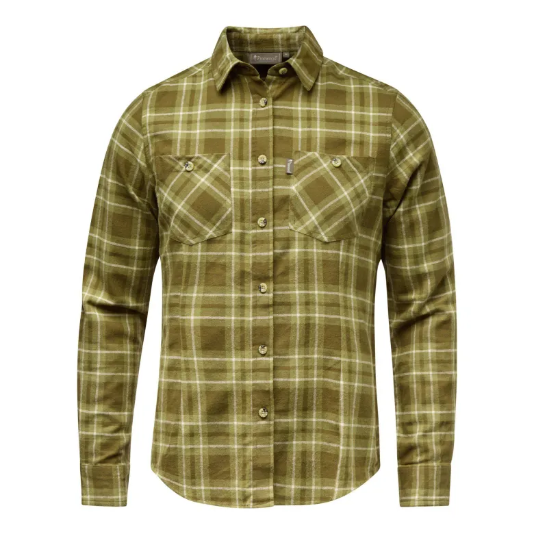Härjedalen Shirt W | Dam | Olive Green