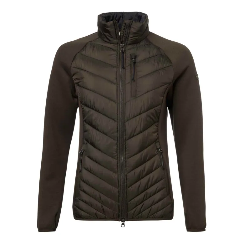 Hunter Hybrid Jacket Women | Leather Brown
